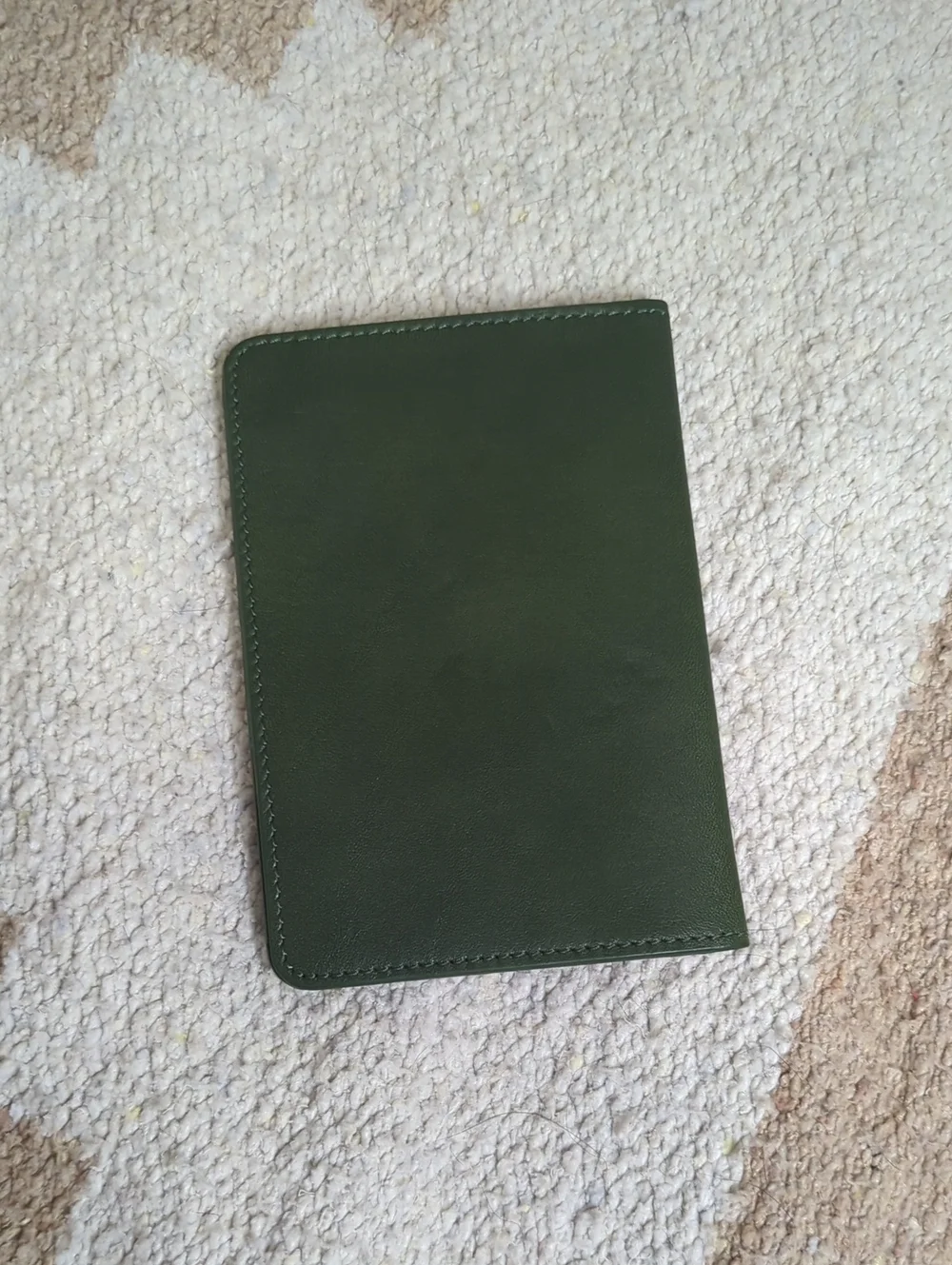 Sabah 🪷 Leather Passport Wallet 🌿 Denali Green